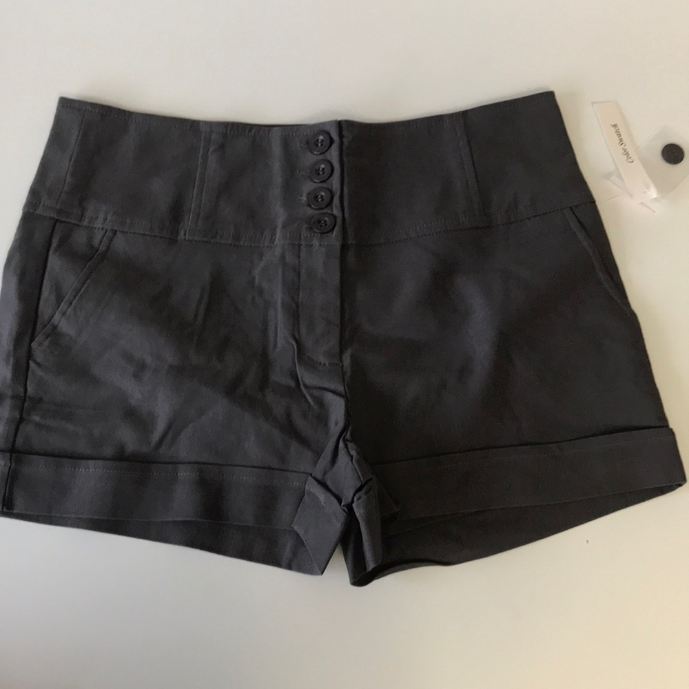 Gray stretch shorts